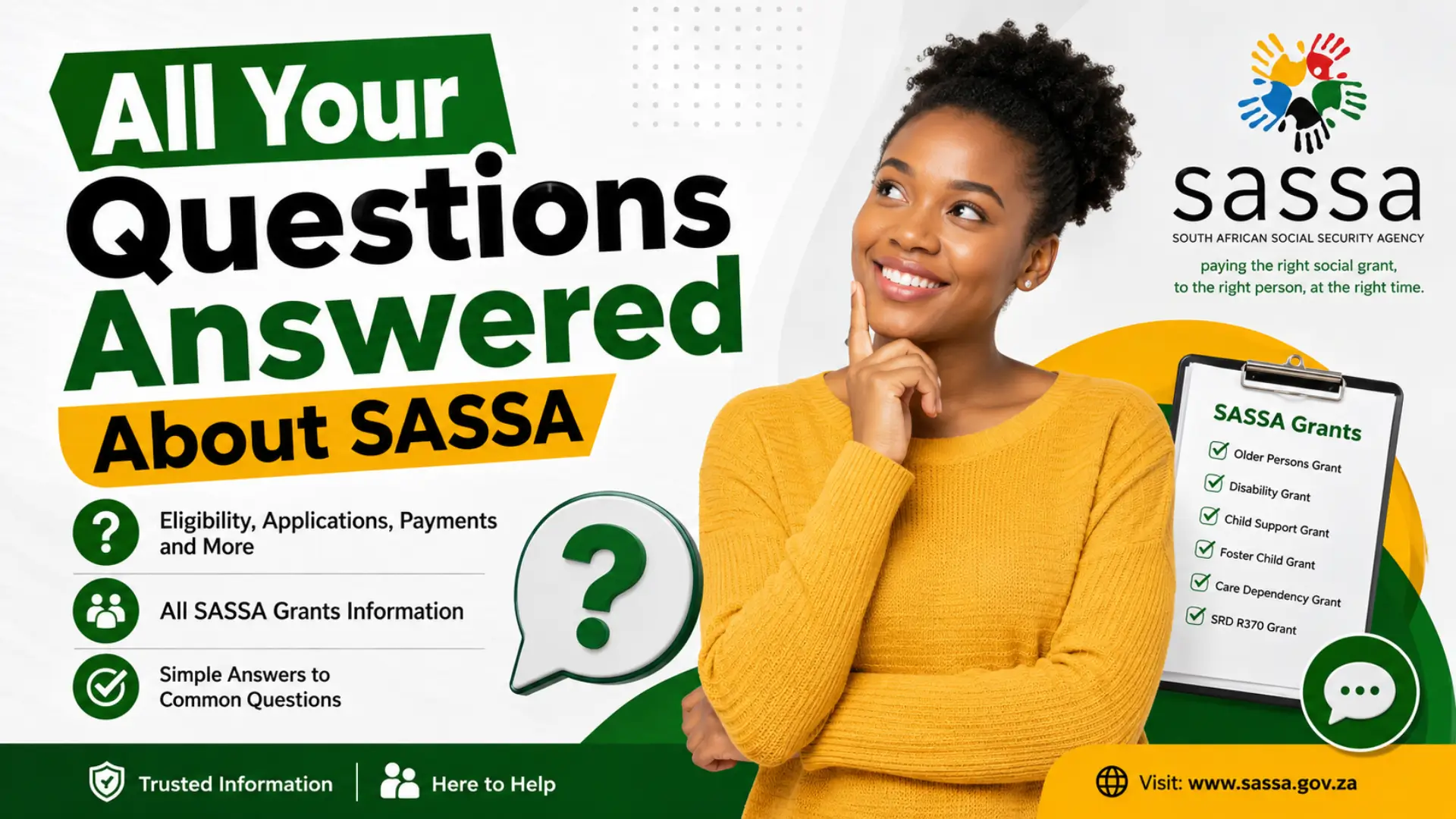 All Your Questions Answered About SASSA