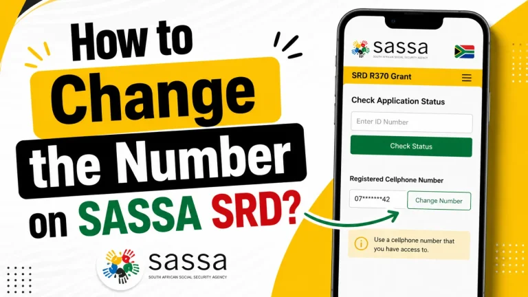 How to Change the Number on SASSA SRD?