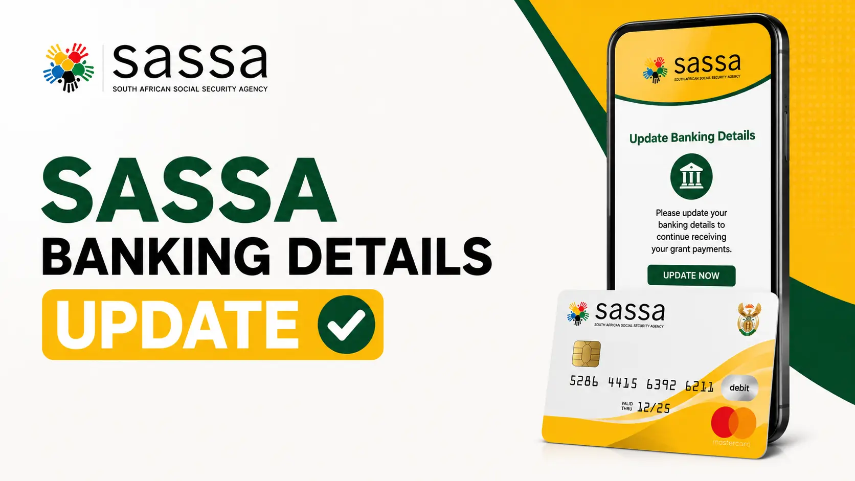 SASSA Banking Details Update