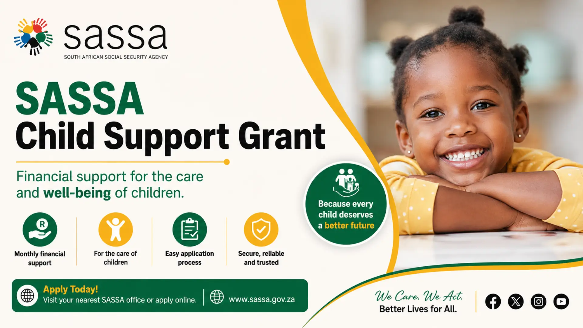 SASSA Child Support Grant