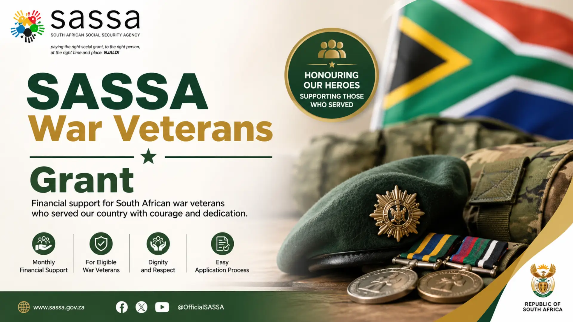 SASSA War Veterans Grant