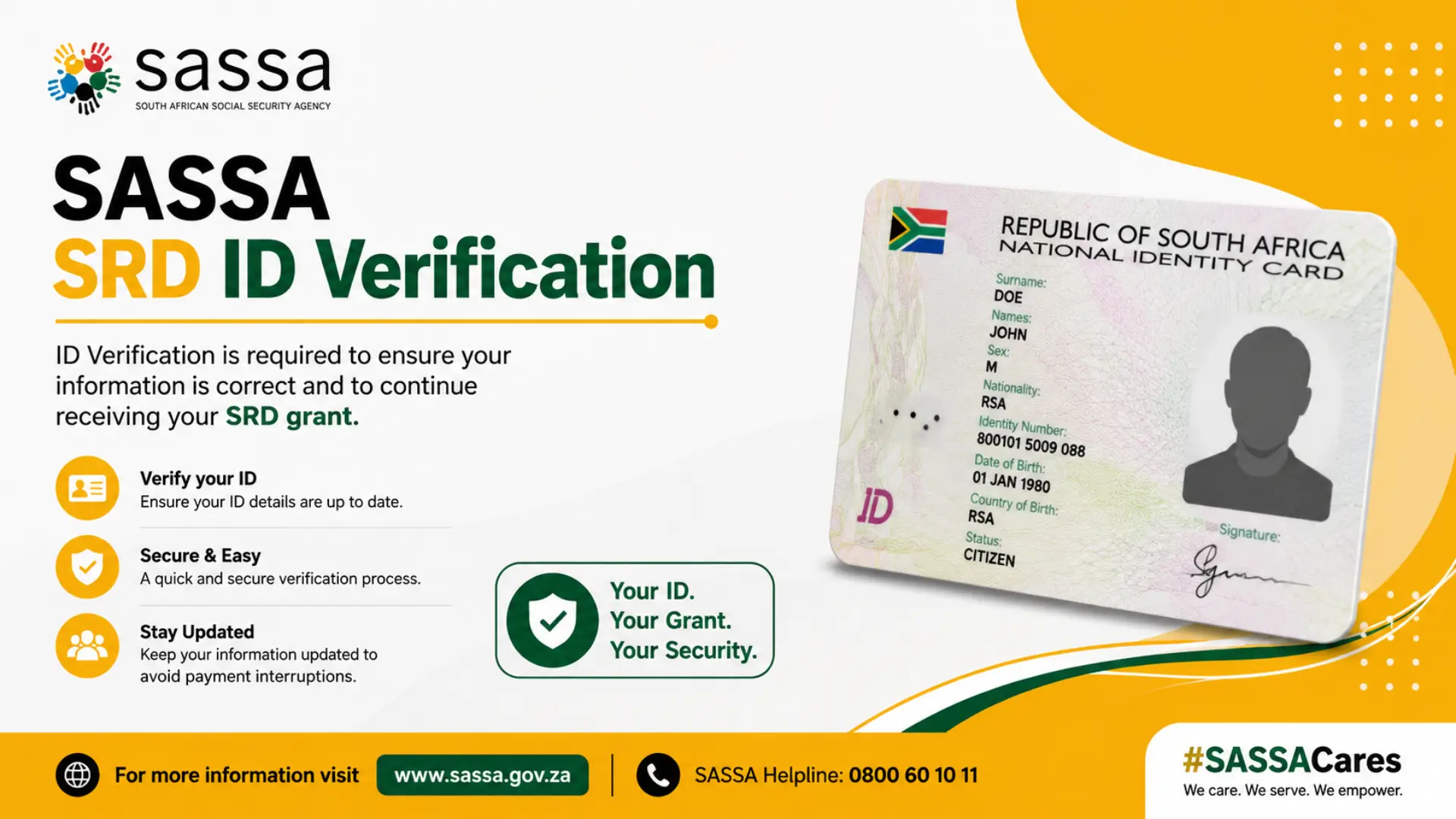 SRD ID Verification
