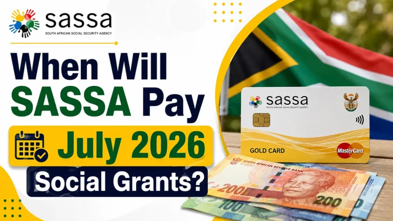When Will SASSA Pay July 2026 Social Grants?