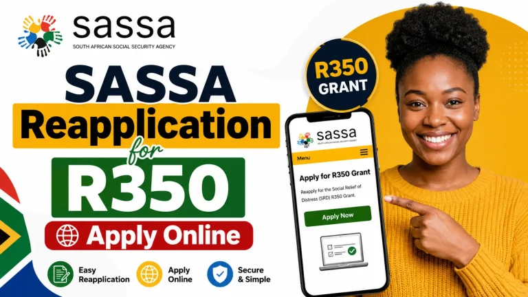 SASSA Reapplication for R350 Apply Online