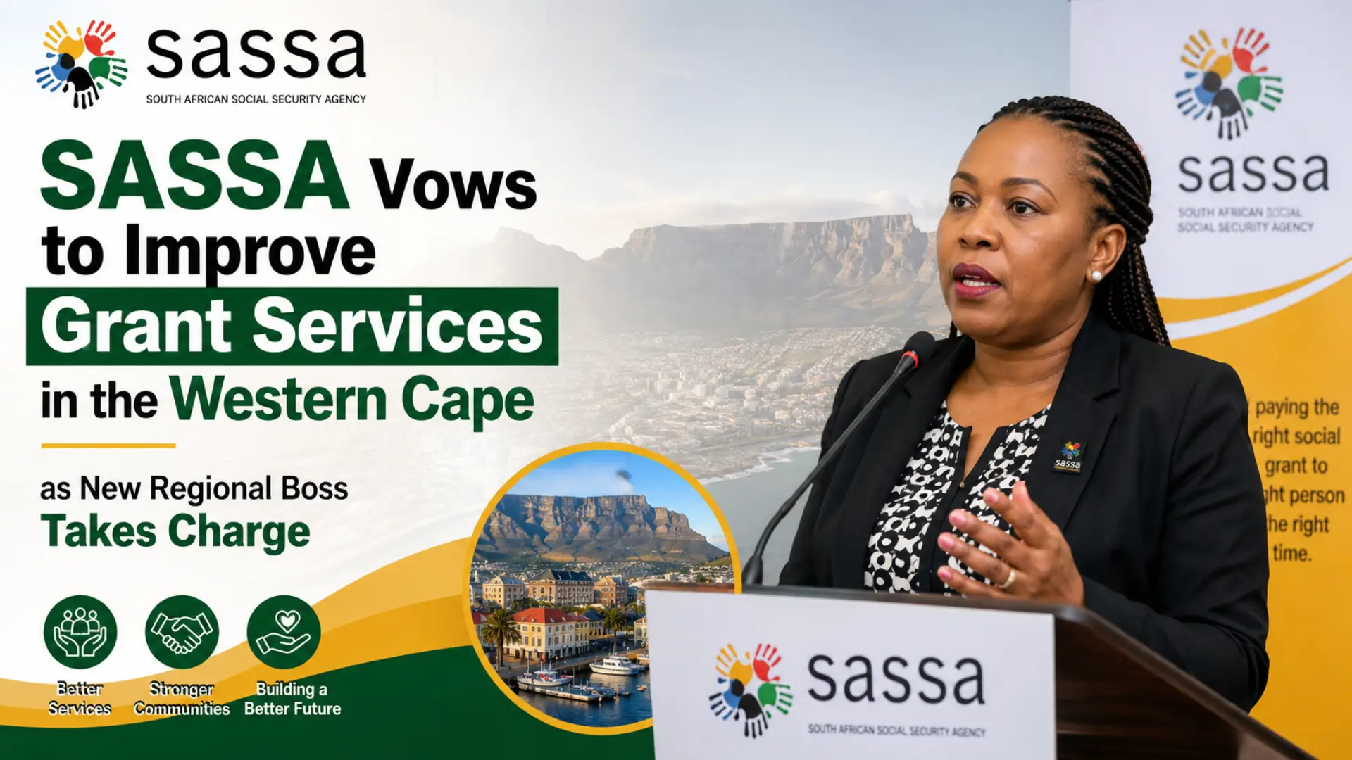 SASSA Vows to Improve Grant Services in the Western Cape as New Regional Boss Takes Charge